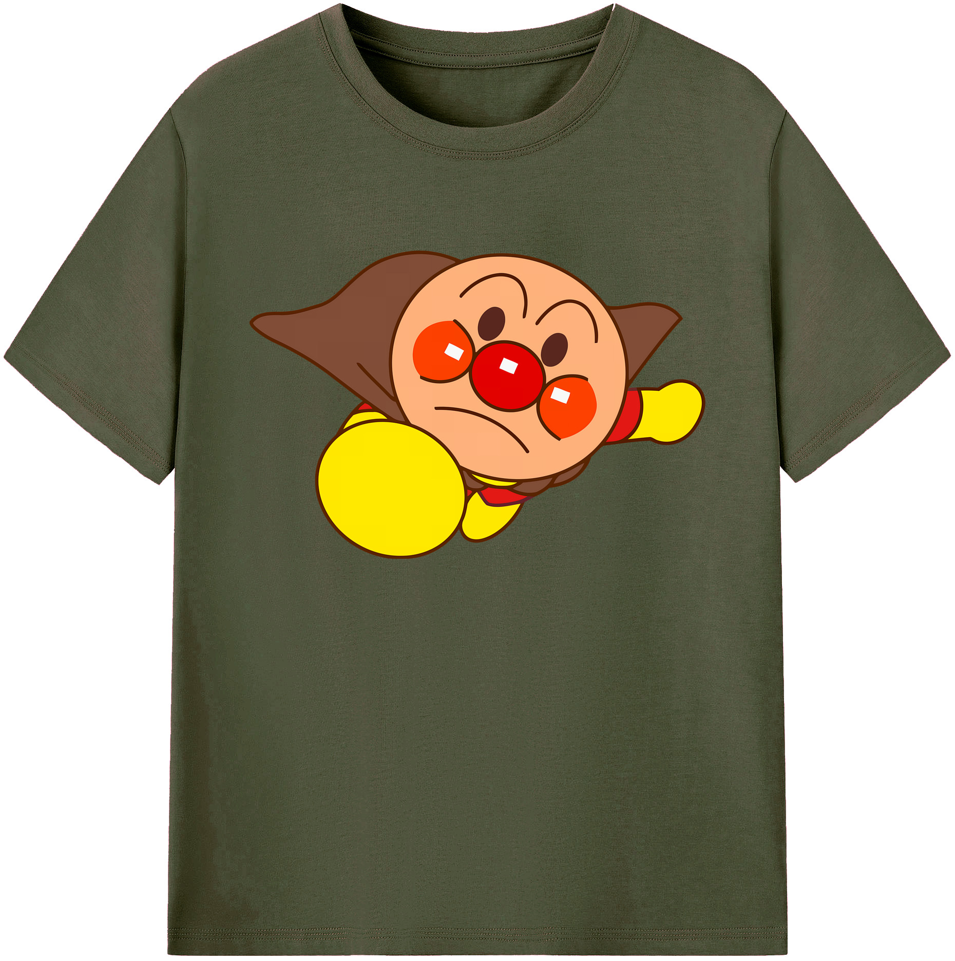 （画像用） アンパンマン Anpanman 綿100％ メンズ半袖Tシャツ｜肌触りやわらか＆通気性